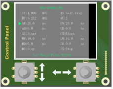 延时脉冲信号发生器面板图