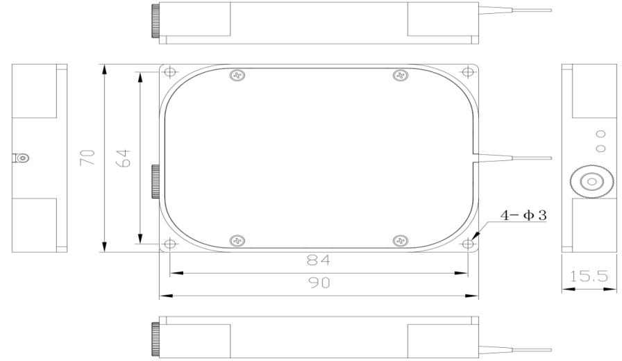 光源激光器结构图(模块)
