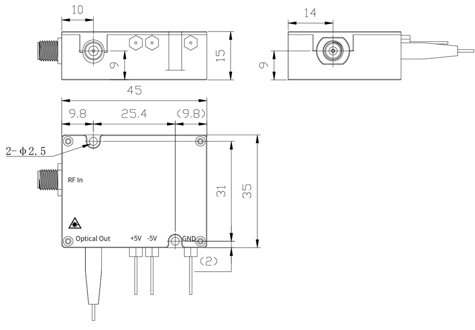 光发射模块结构图