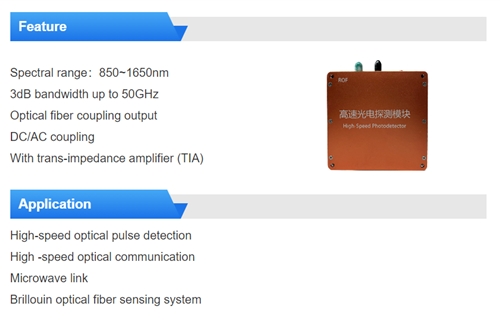 New Applications of High-Speed Photodetector